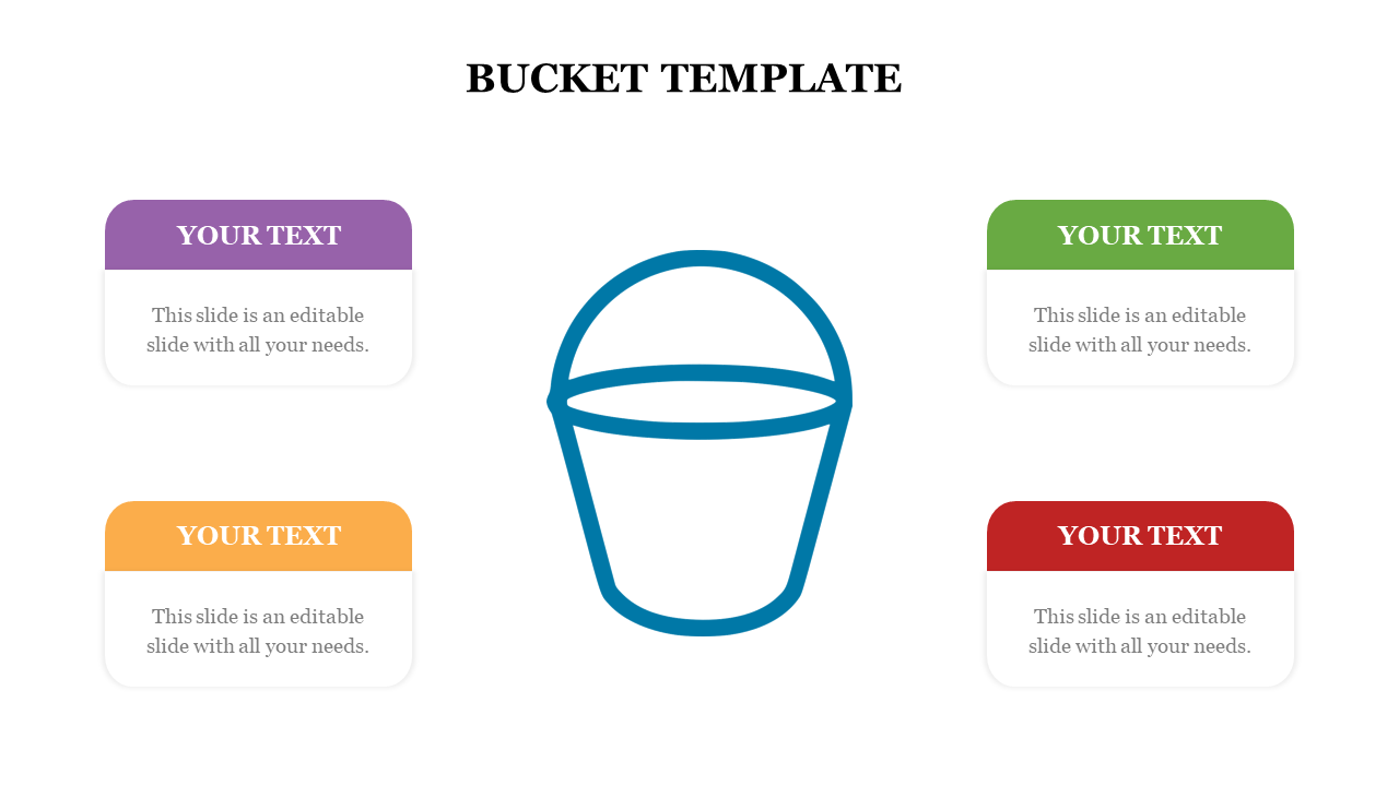 Bucket PowerPoint Template & Google Slides Presentation